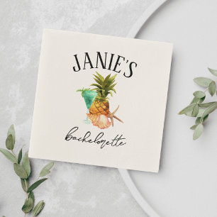 Amalfi Coast Bachelorette Party   Beach Bach Party Napkins