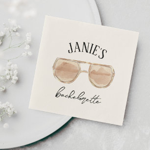 Amalfi Coast Bachelorette Party   Sunglasses Napkins