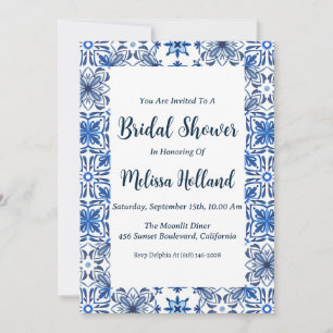 amalfi coast bridal shower invitations