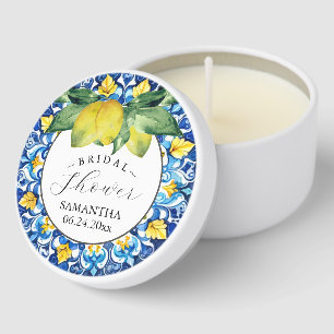 Amalfi Coast Bridal Shower Mini Candle Favors