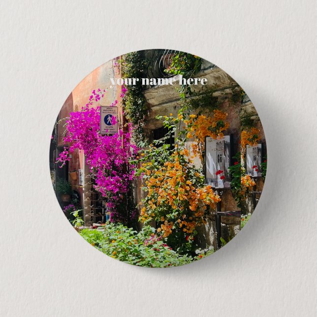 Amalfi Coast Button (Front)
