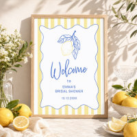 Amalfi Coast Citrus Welcome Bridal Shower
