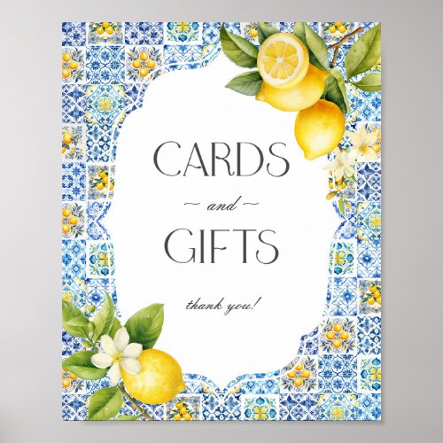 Amalfi Coast Italian Beach Cards and Gifts Sign