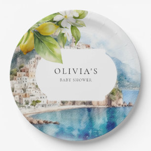 Amalfi Coast Italian Lemon Mediterranean Party Paper Plates