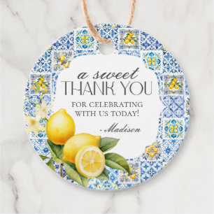 Amalfi Coast Italian Tuscan Coastal Favor Tags