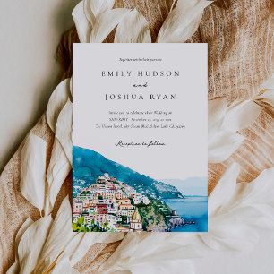 Amalfi Coast Italian Wedding Invitation