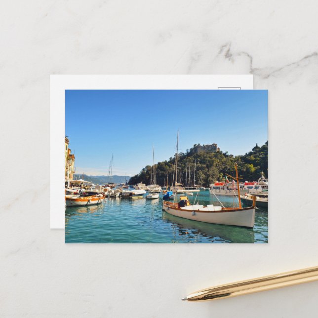 Amalfi Coast Italy Postcard (Front/Back In Situ)