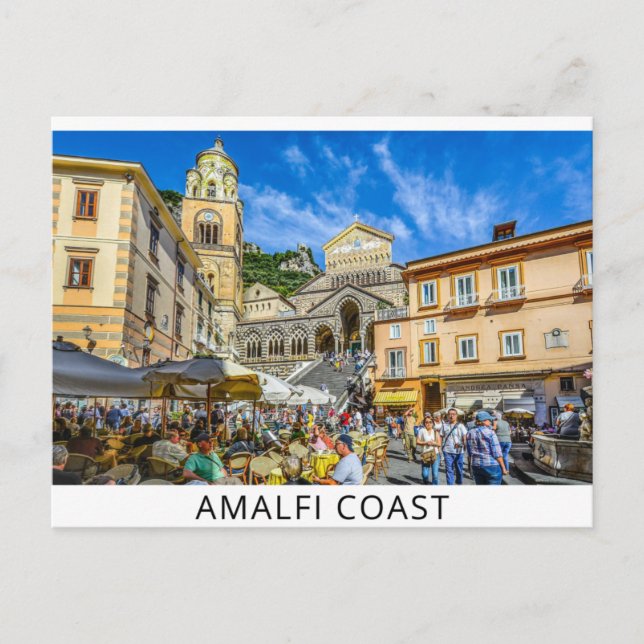 Amalfi Coast, Italy postcard   (Front)