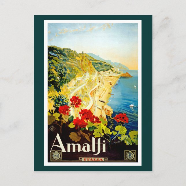Amalfi Coast, Italy Postcard (Front)
