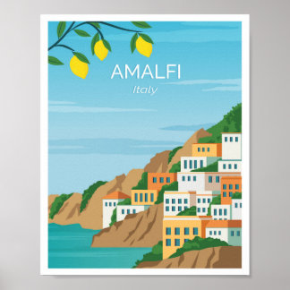 Amalfi Coast Italy Poster