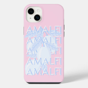 Amalfi Coast, Italy, Travel Art, Preppy iPhone 14 Plus Case