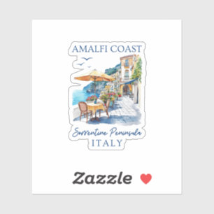 Amalfi Coast Italy Travel Sticker