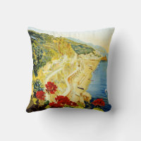 Bellagio Italy Poster Lumbar Pillow, Zazzle