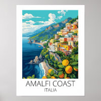 Amalfi Coast Italy Vintage Travel