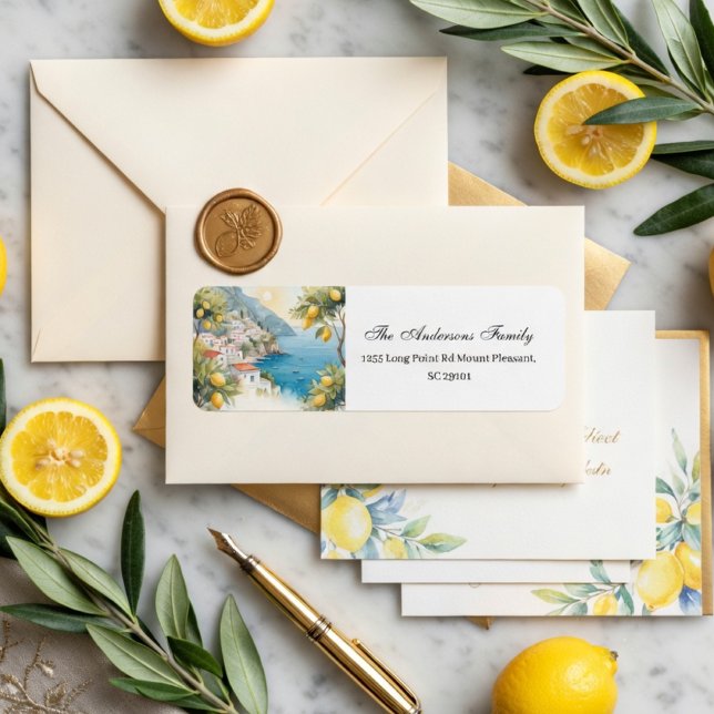 Amalfi Coast Lemon | Italian  Label (Creator Uploaded)