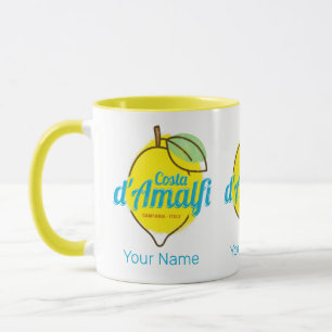 Amalfi Coast Lemon Italy Vintage Costa d'Amalfi Mug