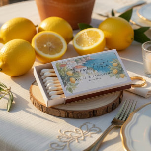 Amalfi Coast Lemon Matchboxes