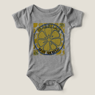 Amalfi Coast Lemon Mediterranean Baby Shower Infant T-shirt