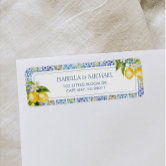 Lemon Citrus Address Labels | Zazzle