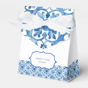 Amalfi Coast Lemon Tiles Italy Favor Boxes