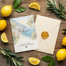 Amalfi Coast Lemon Wedding