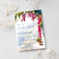 Amalfi coast Mediterranean Italian bridal shower