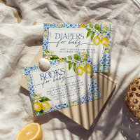 Amalfi Coast Mediterranean Lemon Books for Baby