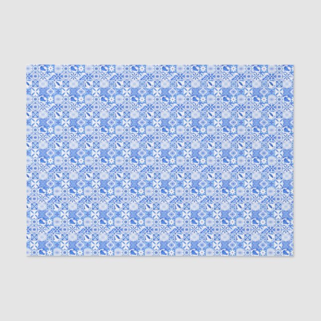 Amalfi Coast | Mediterranean Lemon Wedding Tissue Paper (Front)