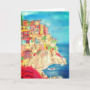 Amalfi Coast of Italy Greeting Card by artist