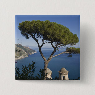 Amalfi coast, Ravello, Campania, Italy Pinback Button
