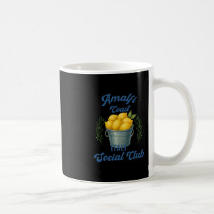 Amalfi Coast Social Club Italy Souvenir Lemon Vaca Coffee Mug