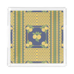 Amalfi Coast Sorrento Lemons Acrylic Tray