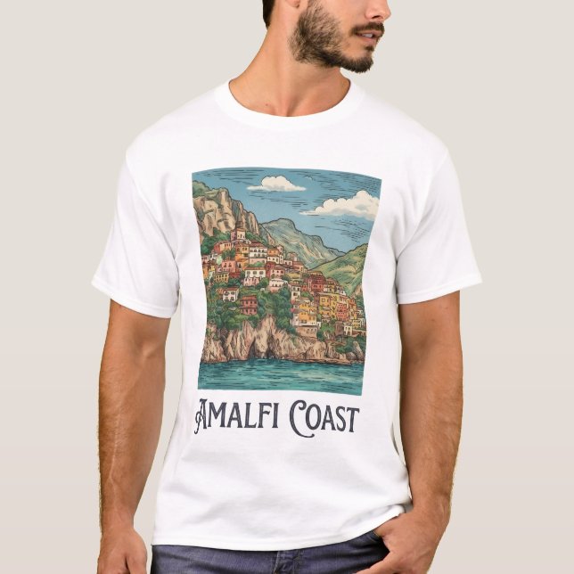 amalfi coast t shirt (Front)