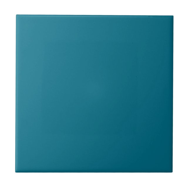Amalfi Coast Teal Square Kitchen and Bathroom Ceramic Tile (Front)