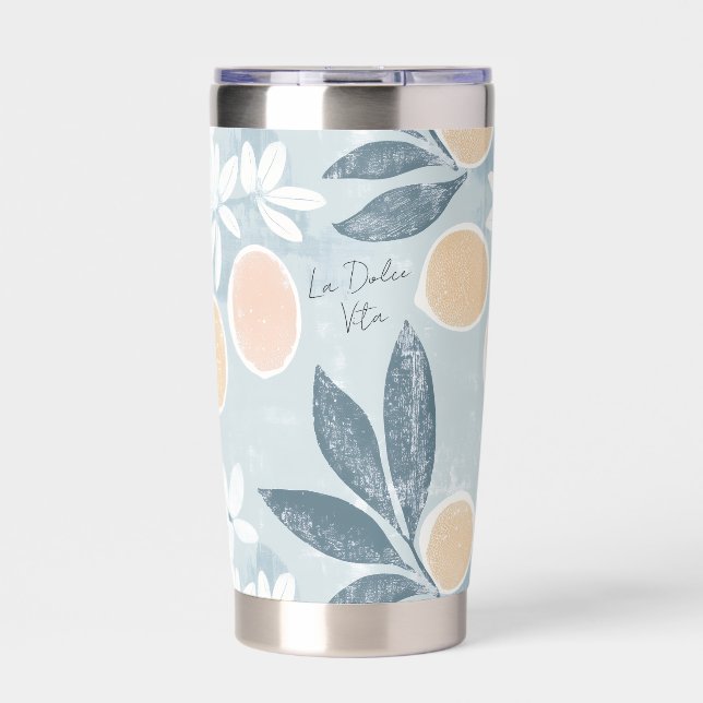 Amalfi Coast Travel Coffee Mug Insulated Tumbler (Front)