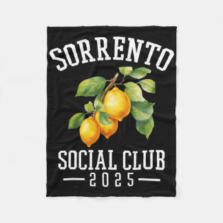 Amalfi Coast Vacation Travel Social Club Amalfi Co Fleece Blanket