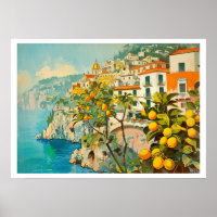 Amalfi Coast Vintage Travel