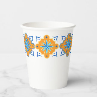 Amalfi Inspired Paper Cups - With & Without Lid