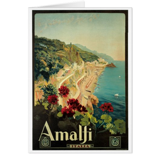 Amalfi Italia Italy Vintage (Front)