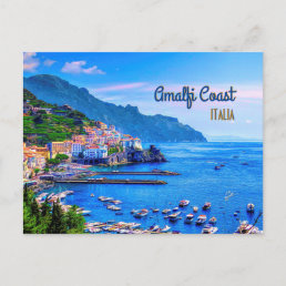 Amalfi Italy Europe Modern Travel Photography Postcard