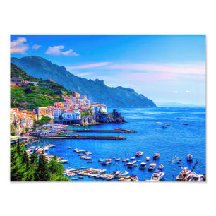 Amalfi Italy Europe Photo Art Print