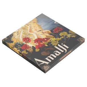 Amalfi Italy Travel Poster Art Graphic