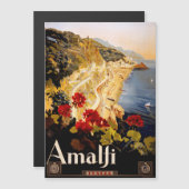 Amalfi Italy Travel Poster Art Graphic (Front/Back)