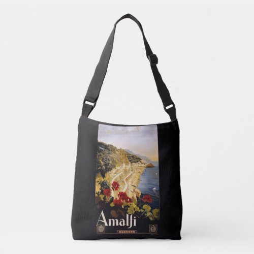Amalfi Italy vintage travel bags