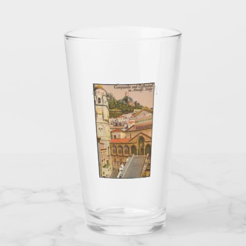 Amalfi Italy Vintage Travel Postcard Glass