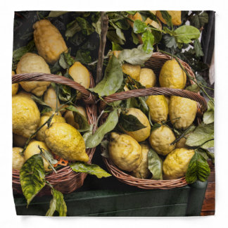 Amalfi Lemon Basket Bandana