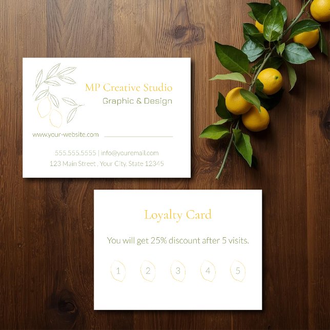 Amalfi Lemon Chic Loyalty Card (Creator Uploaded)