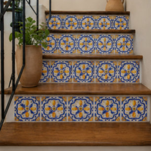 Amalfi Lemon Citrus Watercolor Mediterranean Ceramic Tile
