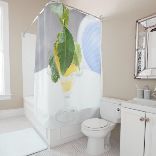 Amalfi Lemon Dream 1 travel wall art  Shower Curtain