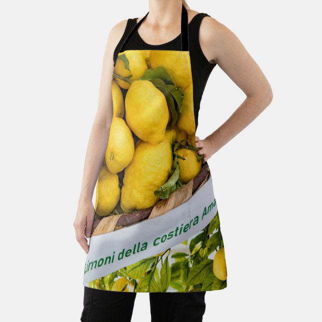 Amalfi Lemon Dream #3 #travel #wall #art  Apron (Insitu)